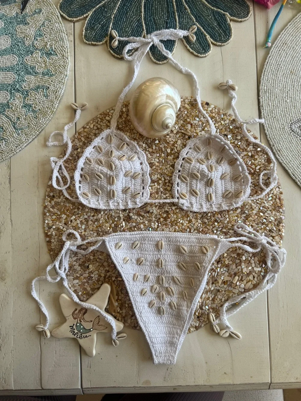 Andi Bagus | Swim | Andi Bagus Manik Shell Bikini | Poshmark